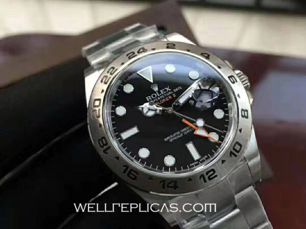 Rolex Explorer II 216570 42mm Case Black Dial Equipped with the original 3187 movement