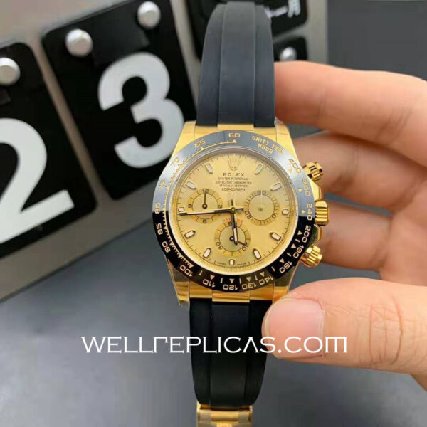 Mens Rolex Daytona 116500ln 40mm Case Mechanical (Automatic) Movement Gold Dial
