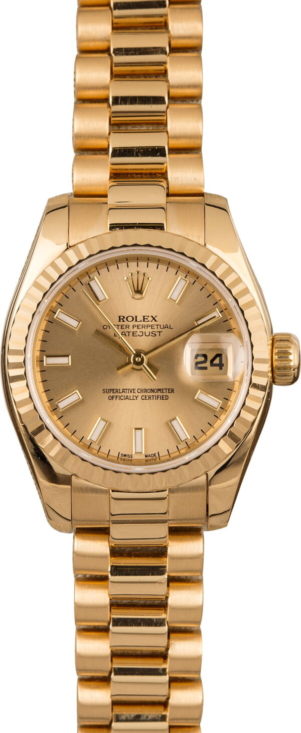 Who Sells The Best Replica Watches Rolex Ladies President 179138 Yellow Gold